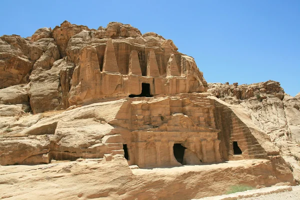 Stary formacja skalna w Jordanii — Zdjęcie stockowe