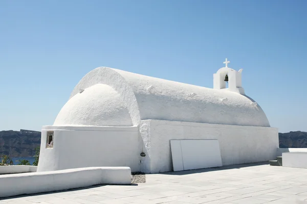 Igreja idílica de Santorini — Fotografia de Stock