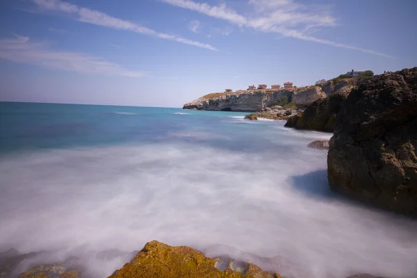 Ile Είναι Μία Από Τις Πιο Όμορφες Παραθαλάσσιες Πόλεις Της — Φωτογραφία Αρχείου