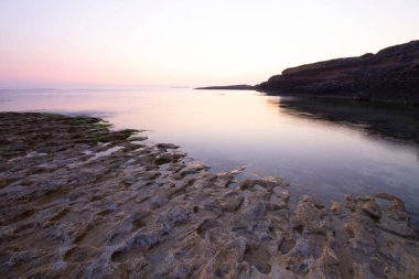 Kocaeli 'nin Kefken ilçesinin kıyılarındaki farklı kaya yapıları.