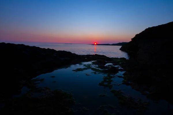 Olika Stenstrukturer Vid Stranden Kefken Distriktet Koceli Provinsen — Stockfoto