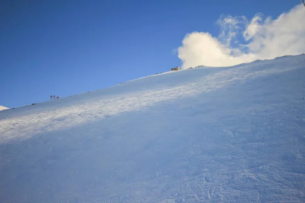 Pessoas Esquiar Montanha Uludag Uludag Mountain Uma Estância Esqui Turquia — Fotografia de Stock