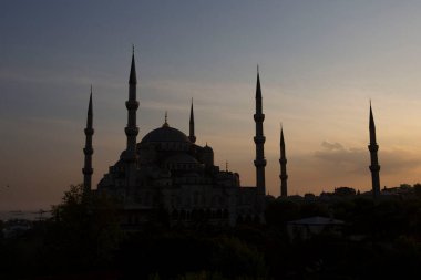 Mavi Camii (Sultanahmet Camii), Boğaziçi ve Anadolu Yakası manzarası, Istanbul, Türkiye