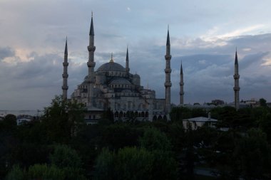 Mavi Camii (Sultanahmet Camii), Boğaziçi ve Anadolu Yakası manzarası, Istanbul, Türkiye