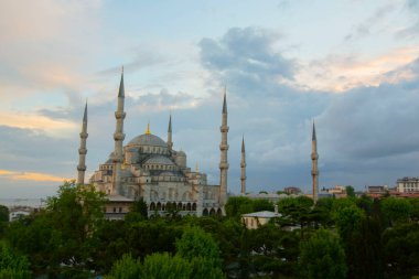 Mavi Camii (Sultanahmet Camii), Boğaziçi ve Anadolu Yakası manzarası, Istanbul, Türkiye