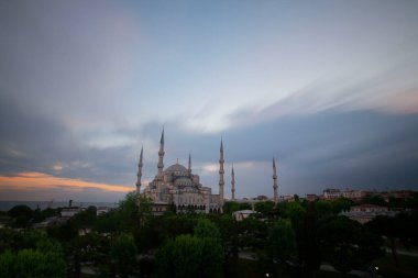 Mavi Camii (Sultanahmet Camii), Boğaziçi ve Anadolu Yakası manzarası, Istanbul, Türkiye