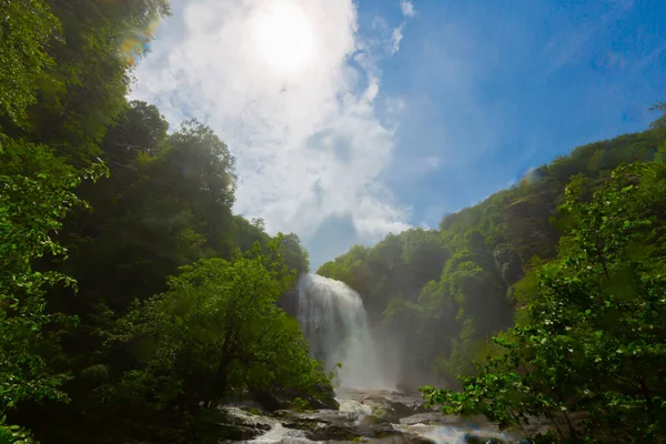 Cascadas Suuctu Mustafa Kemal Pasa Bursa Turquía Hermosa Cascada Entre — Foto de Stock