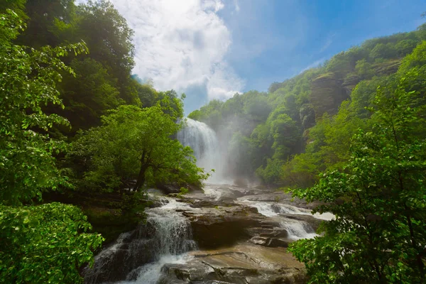 Cascadas Suuctu Mustafa Kemal Pasa Bursa Turquía Hermosa Cascada Entre — Foto de Stock