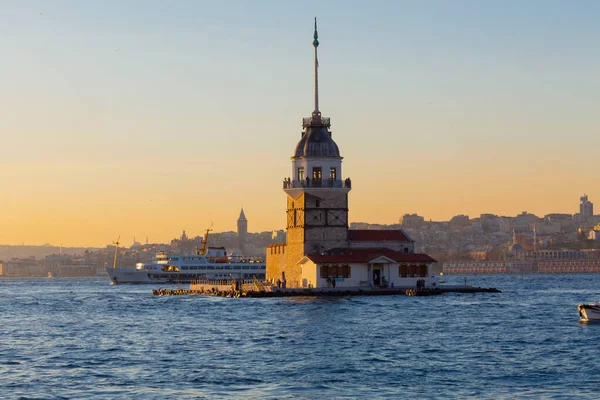 Maiden Tower Galata Tower Istanbul — Fotografia de Stock