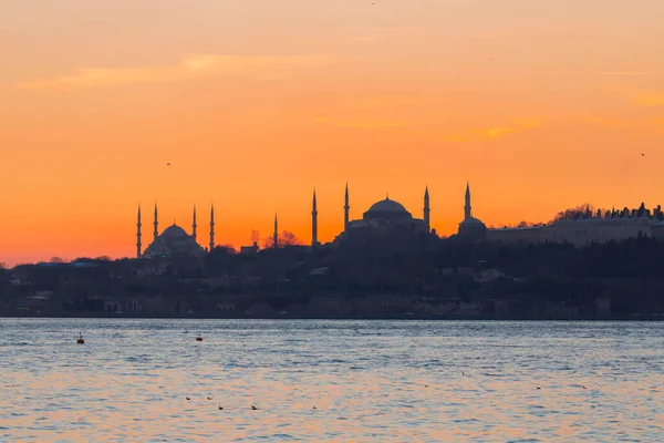 Blaue Moschee Und Hagia Sophia — Stockfoto