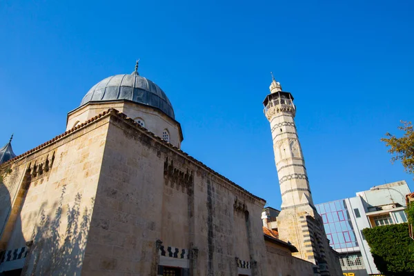 Mezquita Ulu Vista Parque Ziyapasa Adana Adana Ciudad Más Grande — Foto de Stock
