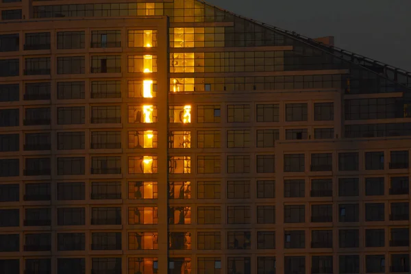 Seyhan River Aesthetic Building Reflection Adana Turkey — Fotografia de Stock