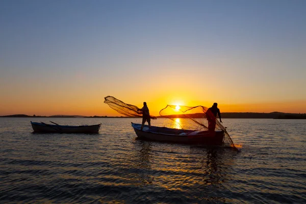 Fischer See Bei Sonnenuntergang — Stockfoto