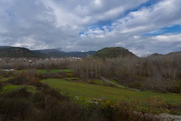 Paisaje Hermosa Naturaleza Otoño Ladera Las Montañas Kure Kastamonu Turquía — Foto de Stock