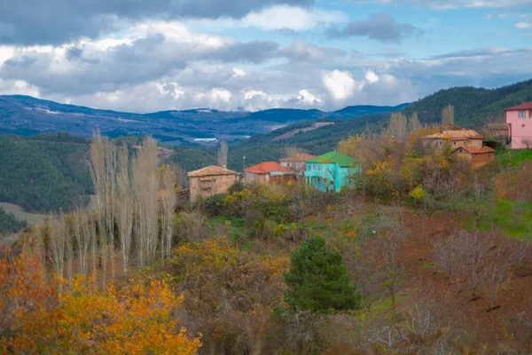 Landscape Beautiful Autumn Nature Hillside Kure Mountains Kastamonu Turkey — Fotografia de Stock