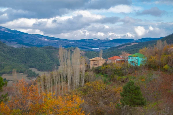 Landschap Prachtige Herfst Natuur Helling Van Het Kure Gebergte Kastamonu — Stockfoto