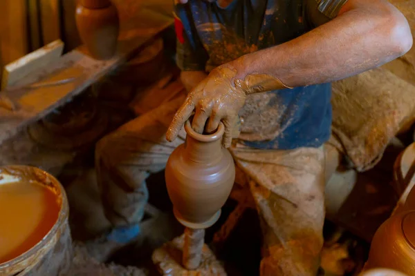 Pottery Factory Pottery Craftsmen — Stock Photo, Image