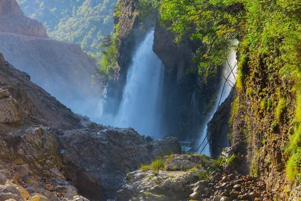 Amazing Waterfall Kapuzbasi Kayseri Turkey — Stockfoto