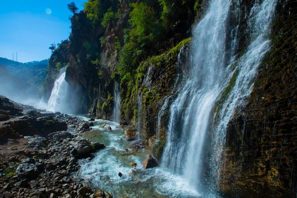 Cascata Kapuzbasi Seconda Cascata Più Alta Del Mondo Luogo Naturale — Foto Stock