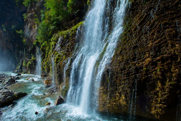Cachoeira Kapuzbasi Segunda Maior Cachoeira Mundo Lugar Mais Bonito Natureza — Fotografia de Stock