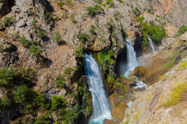 Kapuzbasi 'nin inanılmaz şelalesi - Kayseri, Türkiye