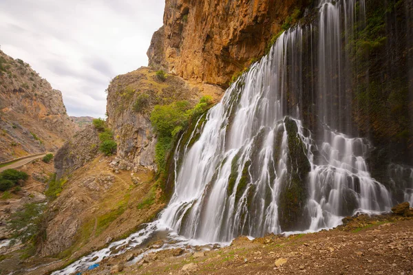 Amazing Waterfall Kapuzbasi Kayseri Turkey — Foto Stock