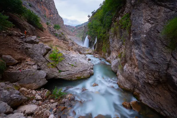 Amazing Waterfall Kapuzbasi Kayseri Turkey — Fotografia de Stock