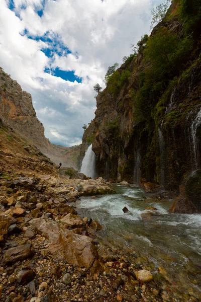 Amazing Waterfall Kapuzbasi Kayseri Turkey — Stock Photo, Image