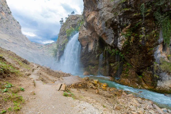 Amazing Waterfall Kapuzbasi Kayseri Turkey — Foto de Stock