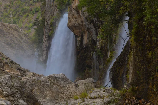 Incredibile Cascata Kapuzbasi Kayseri Turchia — Foto Stock