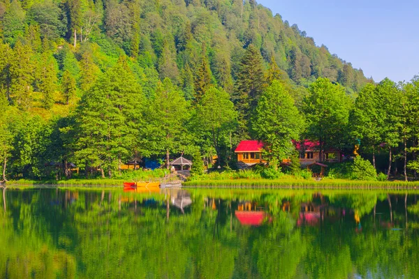 Borcka Karagol Lago Nero Panorama Paesaggio Artvin Una Città Nel — Foto Stock