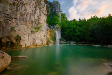 Ilica Şelalesi, Horma Kanyonu, Kure Dağları Ulusal Parkı, Kastamonu. Türkiye