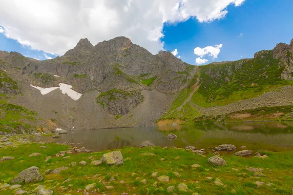 Avusor Plateau Kackar Mountains Blue Cloudy Sky Background Rize Turkey — Stok fotoğraf