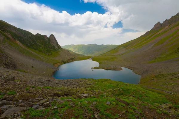 Avusor Plateau Kackar Mountains Blue Sildy Sky Background — стокове фото