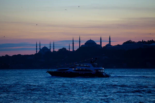 Blue Mosque Hagia Sophia Topkapi Palace Popular Places Istanbul — ストック写真