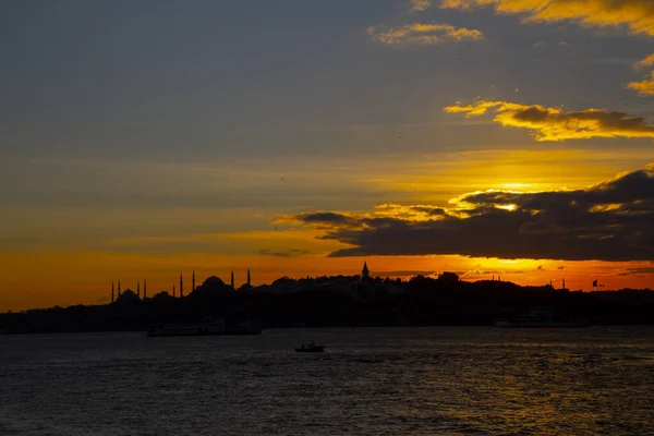 Blue Mosque Hagia Sophia Topkapi Palace Popular Places Istanbul — Photo