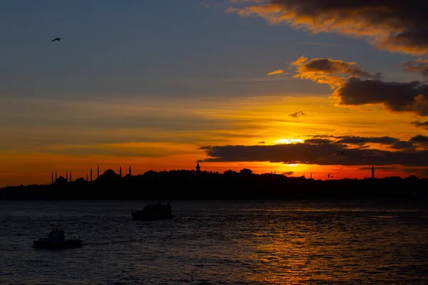 Blue Mosque Hagia Sophia Topkapi Palace Popular Places Istanbul — Photo