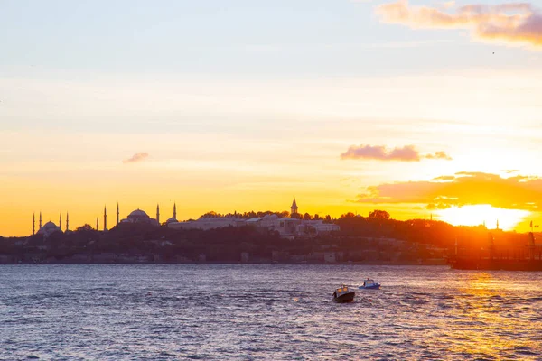 Blue Mosque Hagia Sophia Topkapi Palace Popular Places Istanbul — Foto Stock