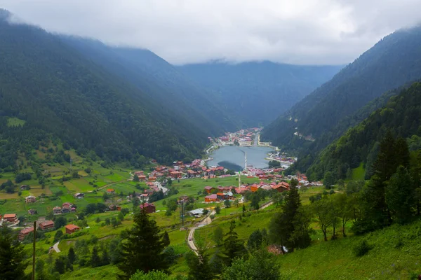 Long Lake Uzungol Trabzon Turkey — стоковое фото