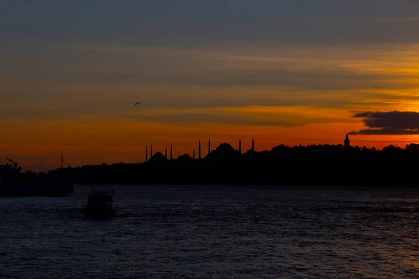 Blaue Moschee Hagia Sophia Und Topkapi Palast Beliebte Orte Istanbul Stockfoto