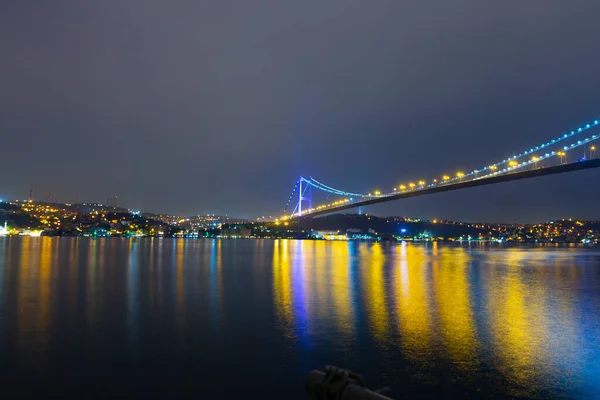 Istanbul Image Ortakoy Mosque Bosphorus Bridge Istanbul Beautiful Sunrise — Foto de Stock