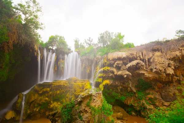 Yerkopru Waterfall Canyon Goksu River Located Small Town Named Hadim — Zdjęcie stockowe