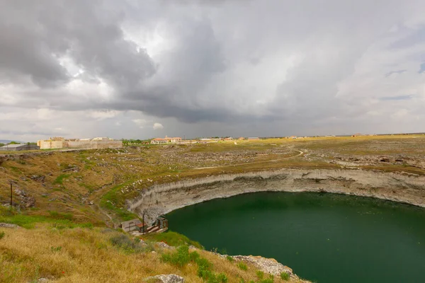 Obruk Lake Obruk Dorp Konya — Stockfoto