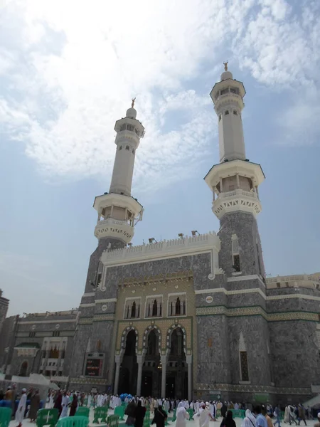 Kaaba Minareti Mura Del Luogo Santo Dei Musulmani — Foto Stock