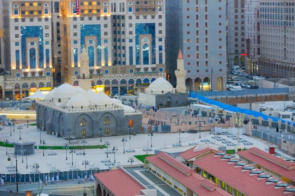 Profeta Mohammed Mesquita Masjid Nabawi Umra Hajj Viagem Terras Sagradas — Fotografia de Stock