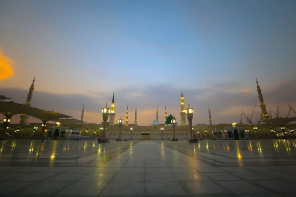 Masjid Nabi Muhammad Masjid Nabawi Perjalanan Umra Dan Haji Tanah — Stok Foto