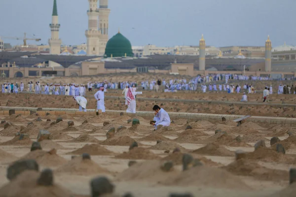 Jannat Baqi Garden Baqi Cemetery Medina Saudi Arabia Located Southeast — Fotografia de Stock