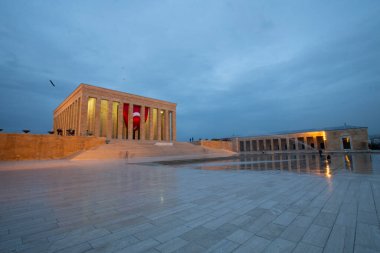 Anitkabir in Ankara Turkey. Anitkabir is Mausoleum of Ataturk. Founder of Turkish Republic