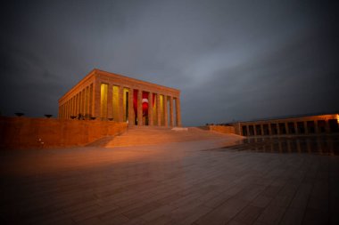 Anitkabir in Ankara Turkey. Anitkabir is Mausoleum of Ataturk. Founder of Turkish Republic