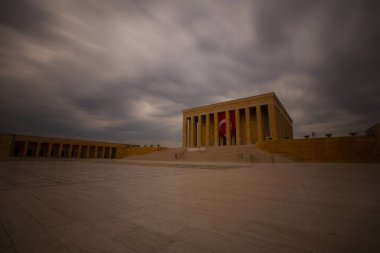Anitkabir in Ankara Turkey. Anitkabir is Mausoleum of Ataturk. Founder of Turkish Republic